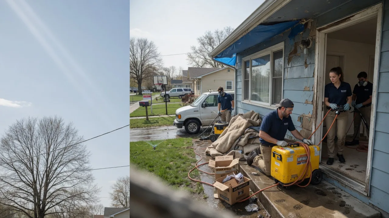 Basement Flood Cleanup in Oketo, KS near me